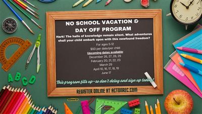 School Vacation Flyer
