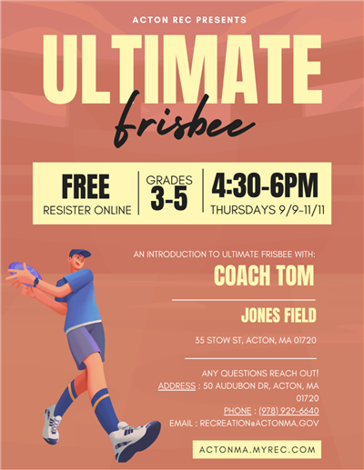 Ultimate Frisbee Flyer